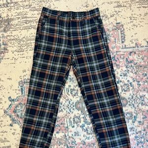AE plaid pants S slight flare